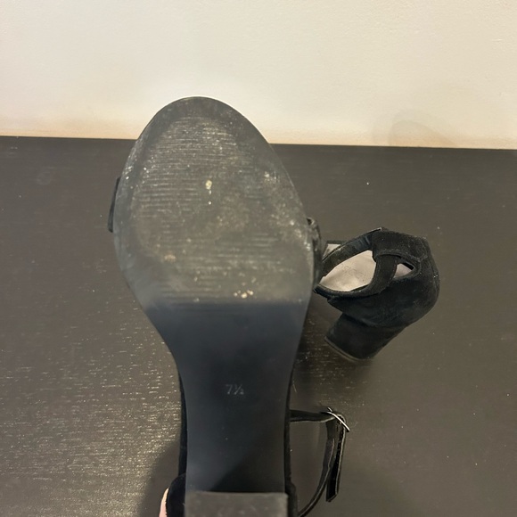 Black Suede Heels - Picture 2 of 3